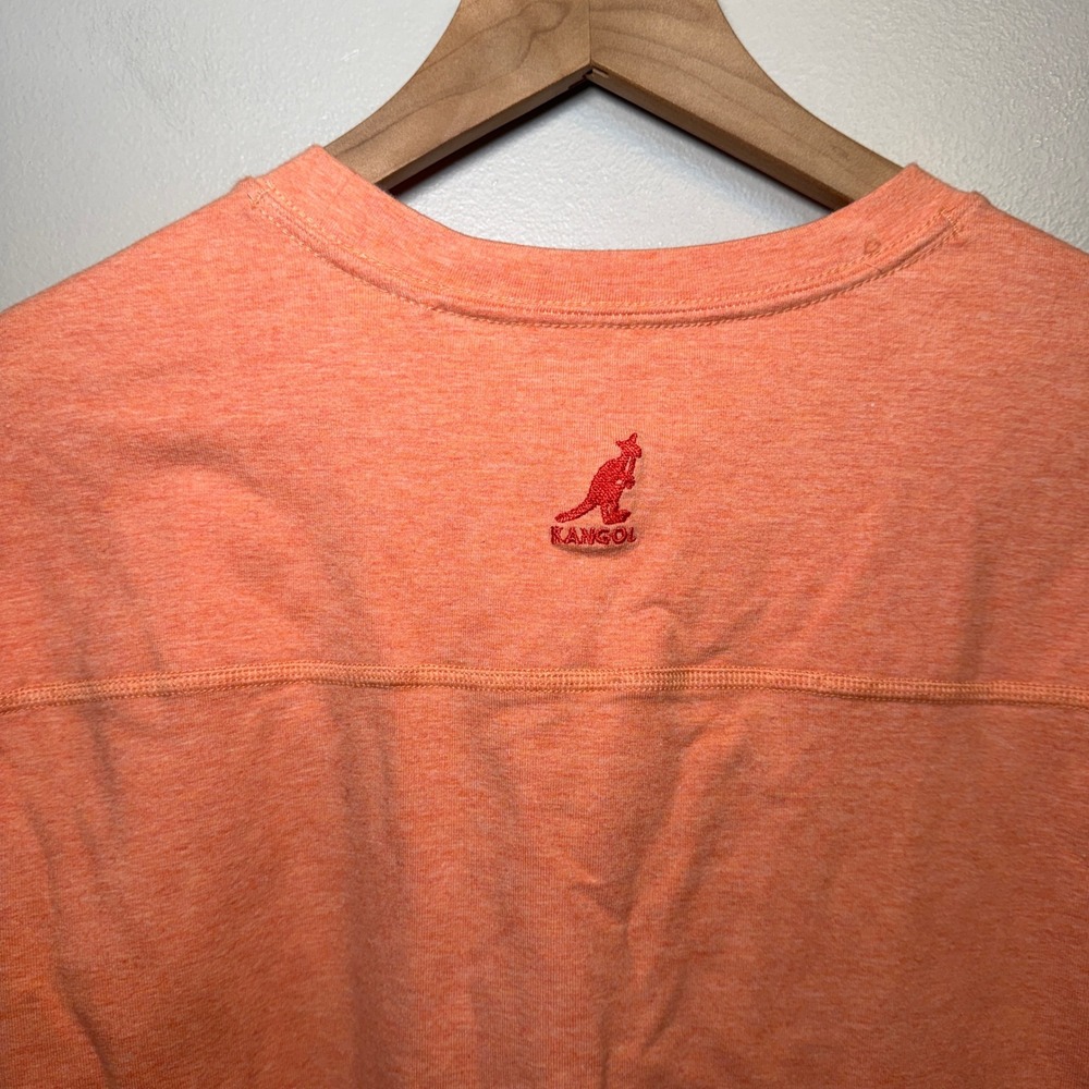 Kangol Women's Peach Heather Long Sleeve Crew Neck Shirt K9167L Size Medium - Picture 6 of 7